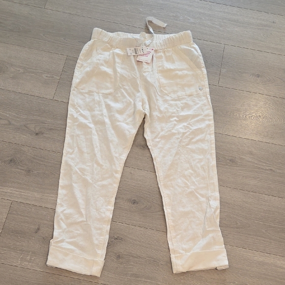 Roxy Pants - NWT- Roxy On The Seashore Linen Blend Pants